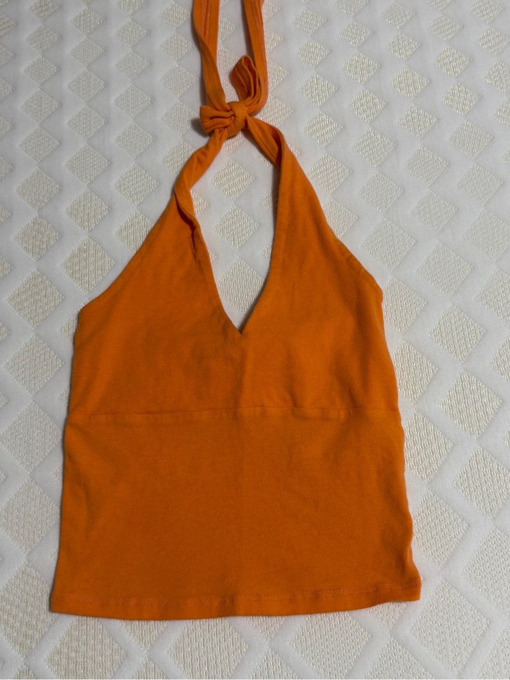 Hollister Orange Halter V-Neck Camisole